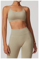 Sujetador de Yoga de Cara Completa Top de Espalda Hueco Transpirable Secado Rápido para Yoga y Estiramiento Material de Nylon para Exteriores Hecho en China - details 13