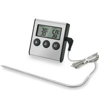 Termómetro Digital de cocina, temperatura de alimentos y carne para horno, barbacoa, parrilla, función de temporizador con sonda, medidor de calor para cocinar - details 3