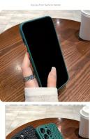 Fundas de Protección Transpirables de Malla de Lujo para Verano con Diseño de Bloques de Colores y Antigolpes para iPhone 15, 14, 13, 12, 11 Pro Max y 15 Plus - Accesorio para Teléfono - details 2