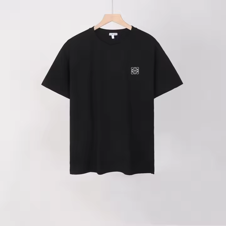 Camiseta Casual de Verano para Hombres Algodón Puro, Cuello Redondo, Manga Corta, Moda de Pareja Americana - 1