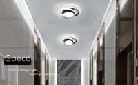 Goeco Lámpara de Techo Redonda LED 32W 2350LM Luz de Techo para Dormitorio Cocina Comedor Pasillo 6500K Material ACRYL Instalación Semi-Flush Mount Eficiencia de Energía - details 0