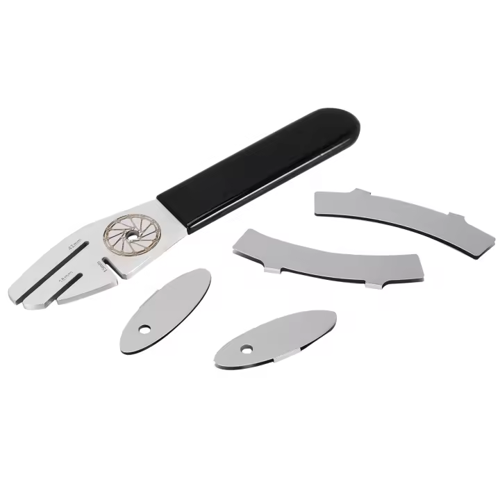 Llave de Corrección de Freno de Disco para Bicicleta Herramienta de Ajuste de Rotor de Freno con Padillas de Freno de Disco para MTB Bicicleta de Carretera Material de Acero Inoxidable - 1