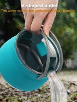 Hervidor de silicona para exteriores, utensilios de cocina plegables portátiles para picnic, olla resistente al calor, equipo fresco para acampar - details 15