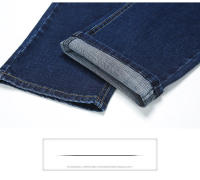 Nuevos Jeans Para Hombre Casual Business Pantalones De Trabajo Rectos De Teléfono Denim Midweight Cierre De Cremallera Talla Media - details 13
