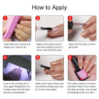 Clou Beaute-esmalte de uñas en Gel, barniz semipermanente UV, pegamento para uñas, Gel orgánico para uñas LED, 4 piezas - details 17