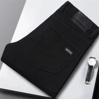 Jeans Clásicos de Denim Estretch Ajuste Regular Cómodo Ropa de Negocios Casual para Hombres en Otoño - details 8