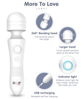 Vibrador Mágico AV DRYWELL para Mujeres Estimulador de Clítoris Multi Velocidades Juguete Sexual Adulto para Mujeres Dildo de Silicona - details 9