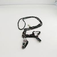 Arnés para gato para caminar al aire libre, cómodo y ajustable, con correa de 2 tamaños, conjunto de chaleco para gato en forma de H, correa para mascotas, arnés y correa para perro - details 1