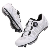 Zapatillas de ciclismo para hombre, calzado para bicicleta de montaña, Compatible con el sistema SPD, calas de Pedal para montar en exteriores e interiores - details 1