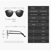 El conductor masculino conduce gafas de sol polarizadas metálicas para deslumbrar las gafas de sol - details 21
