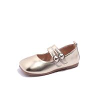 Zapatos de cuero para niños, calzado informal de Color sólido dorado y plateado, a la moda, para primavera y otoño - details 13
