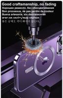 Funda con revestimiento magnético para iPhone 16e15 14 16 13 12 11 Pro Max con Protector de lente de cámara de cristal para cubierta de carga inalámbrica Magsafe - details 7