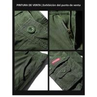 Pantalones Cortos Tácticos Transpirables para Hombre Verano 2025 con 6 Bolsillos Útiles - details 6