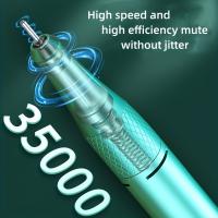 Taladro profesional de uñas, 35000 RPM, máquina de lima eléctrica recargable para uñas acrílicas, pulido y pulido - details 6