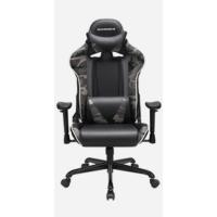 Silla de Oficina, Silla Gaming Ergonómica, Mecanismo de Inclinación, Apoyabrazos Plegables, Ruedas Universales, Altura Ajustable, Silla Racing, Negro Tinta - details 13