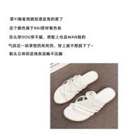 Sandalias de Mujer Verano 2025 Punta Redonda Moderna - Tejido Artesanal con Doble Estilo Playa y Ciudad - Zapatos Deportivo Elegante de Moda para Vacaciones (Estilo Havaianas) - details 4