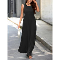 Skims Vestido de verano sexy sin mangas largo de gama alta con correa para mujer - details 4