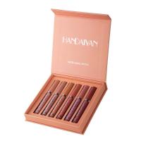 Juego de brillo de labios para mujer, lápiz labial mate, maquillaje de esmalte de labios impermeable de larga duración, Kit de brillo de labios Nude, taza antiadherente, 6 colores - details 28