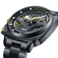Reloj de Pulsera de Cuarzo de Marca Superior Rueda de Coche NIBOSI Impermeable Deportivo Luminoso de Acero Inoxidable Estilo Formal - details 0