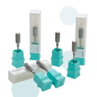 Brocas de seguridad para uñas HYTOOS, barril de 13mm a prueba de polvo D4S, brocas de carburo para diestros para uñas, herramienta de taladros eléctricos para manicura - details 2