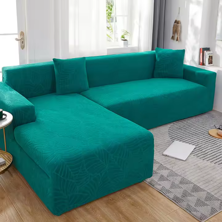 Fundas para Sofa Elastica 3/2/4/1 Plazas Funda De Sofa Chaise Longue L Cubierta De Sofá Ajustables Universales Cubre Sofa De Protector para Sofás Verano Mascotas Funda Sofa Gatos - 1