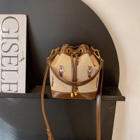 Nuevo bolso casual de moda de oso de alta gama, bolso de cubo portátil, bolso de mensajero de hombro. - details 12