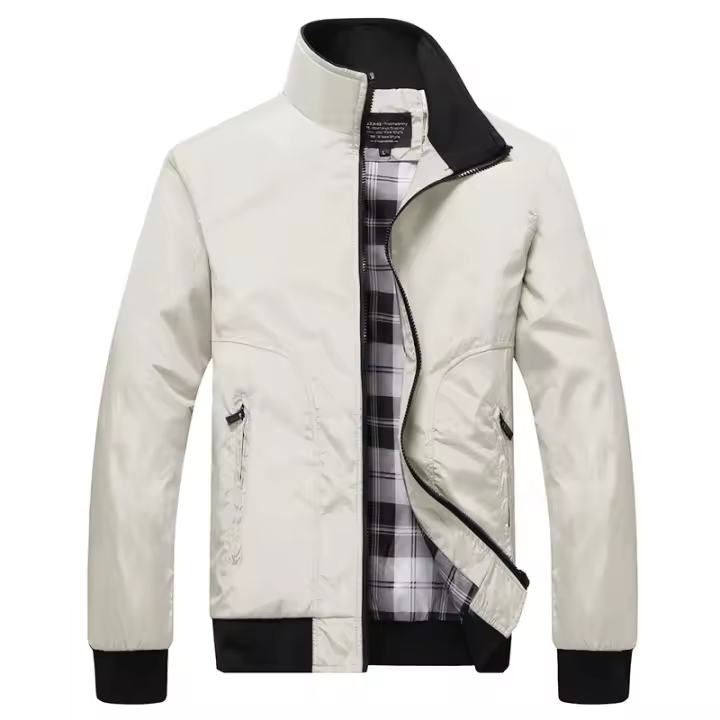 Chaqueta ligera para hombre, cazadora informal para exteriores, abrigos, ropa de negocios, primavera y otoño - 1