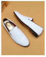 Zapatos de Hombre Personalizados de Gran Tamaño Zapatos Formales Británicos en Cuero Punta con Estilo Coreano - details 5