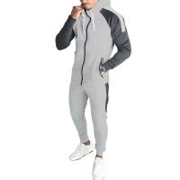 Nuevo traje de otoño e invierno para hombre, Sudadera con capucha y pantalones con cremallera, ropa deportiva informal de dos piezas, ropa deportiva para hombre, traje deportivo cálido - details 5