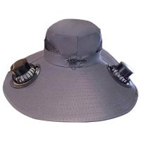 Power, para hombres y mujeres, 2 ventiladores solares y carga USB, gorra con ventilador, sombrero para el sol - details 2