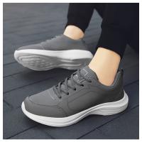 Zapatillas de deporte de cuero de alta calidad para hombre, zapatos informales impermeables, zapatillas ligeras para correr al aire libre, Tenis deportivos, zapatos planos masculinos - details 23
