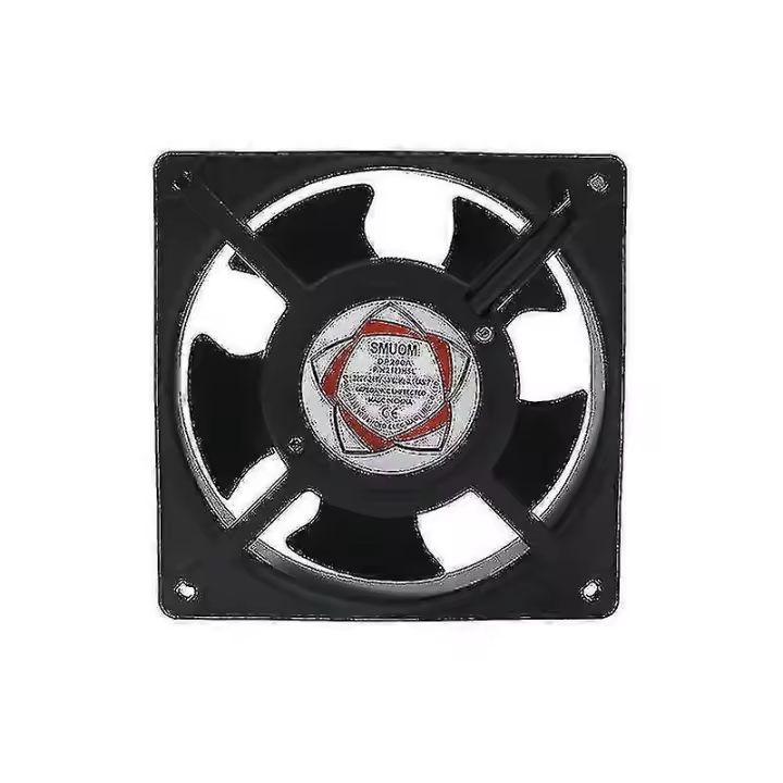 Ventilador Axial de Alta Temperatura Insertable, Palas de Metal, Silencioso, Universal - 1