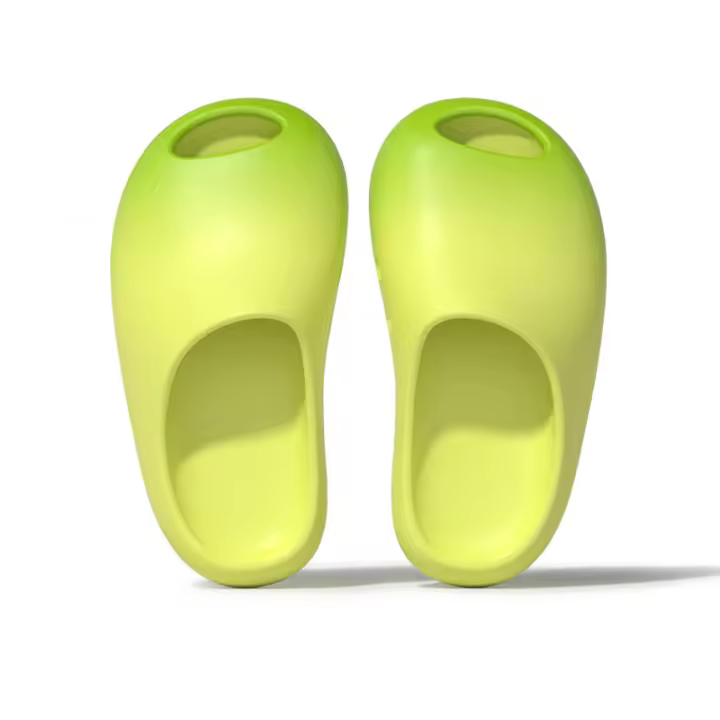 Cambie gradualmente las zapatillas frescas de mango de las mujeres de verano nuevo hogar pareja interior hogar fondo grueso lindo EVA zapatillas exterior desgaste - 1