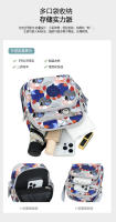 Nuevo bolso de tela de flores de hombro, bolso de mensajero informal de moda, mochila pequeña de compras - details 5