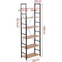 Estante de Metal Multifuncional para Cocina Organizador de Almacenamiento con 6 Estantes y MDF - details 15