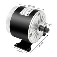 Generador de imán permanente de 350W, Motor eléctrico de dinamo de turbina eólica de 24V de CC - details 1