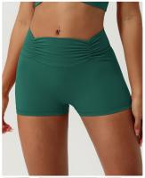 Pantalones cortos deportivos de estilo europeo y americano con puntadas de Control de barriga, Capris de Yoga para levantar glúteos sin línea en T para correr - details 10