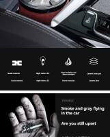 Ante nuevo con luz LED de rayos azules, Cenicero de cerámica creativo, soporte para cigarrillos, accesorios para todos los modelos de coches - details 1