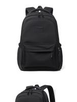 Mochila Universitaria de Gran Capacidad Color Sólido para Hombres y Mujeres - details 0