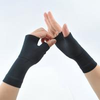 Conjunto de 2 Piezas de Mangas de Compresión para Muñecas con Soporte para el Pulgar, Guantes de Palma de Tejido de Ajuste Universal - details 6