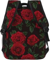 Mochila Ligera con Patrón de Flores y Rosas Rosas Bolsa de Viaje Informal para Hombre y Mujer - details 3