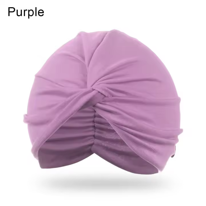 Gorro ajustable para pérdida de cabello para mujer, protección para los oídos, turbante musulmán para cáncer, gorro de quimio, pañuelo para la cabeza - 1