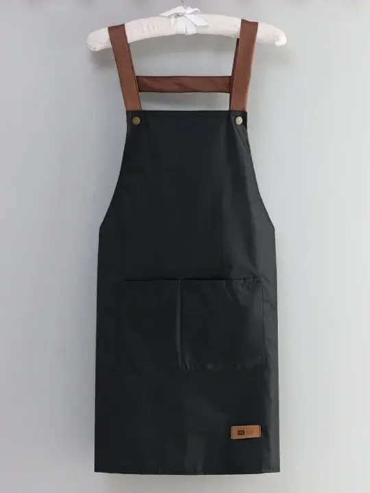 Delantal resistente al agua y al aceite para adultos, ropa de trabajo, accesorio de cocina para el hogar, a la moda - 1