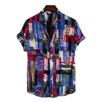 Camisa casual estampada de manga corta para hombre, novedad de verano 2021 - details 3