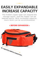 Bolsa de Cintura Ligera y Transpirable MJMOTO Impermeable, Ajustable, Multipoliza, Resistente al Desgaste, Capacidad Grande, Reflectante Nocturno Ideal para Viajes, Senderismo, Caza, Pesca, Montaña, Campamento - details 4