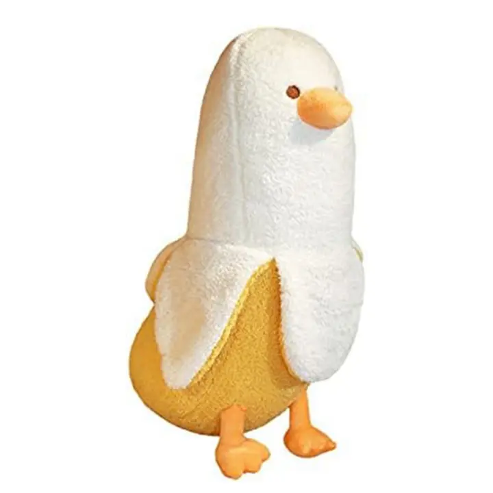 Juguete de peluche de Pato plano para niños y niños, Lindo Plush toys abrazando almohada, Animal de peluche - 1