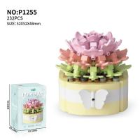 Bloques de Construcción de Cactusas Flor Eterna Bonsái Árbol Jardines Románticos Ladrillos DIY - details 19