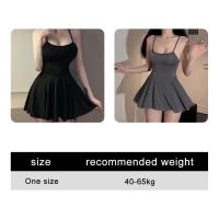 Vestido Mini de Lentejuelas de Moda para Mujeres Uniforme Suave, Sin Espalda, con Volantes, Perfecto para Clubes Nocturnos - details 2