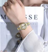 Reloj de Pulsera de Cuarzo Analógico NIBOSI Resistente al Agua, Diseño Delicado, Oro, Acero Inoxidable para Mujeres - details 2