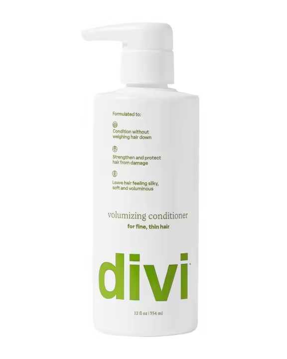 Divi Volumizing Women Men Champú ligero de volumen para cabello fino, formulado para limpiar, nutrir y equilibrar el cuero cabelludo, 12 Fl - 1